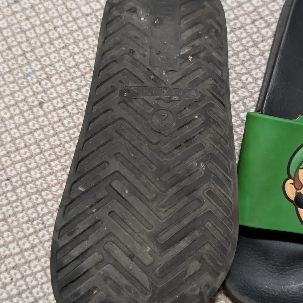 Nintendo Red and Green Kids Sandals